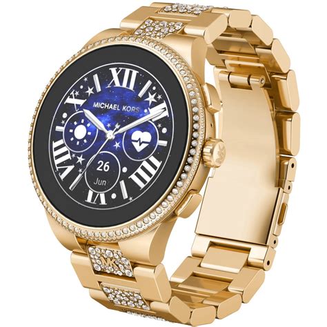 michael kors smartwatch heren goud|Men's Gold Smartwatches .